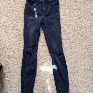 Madewell 9” high rise skinny jeans